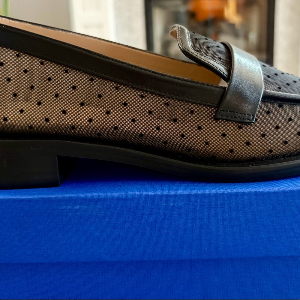 Stuart Weitzman Palmer Sleek Loafer - Black - Picture 6 of 8